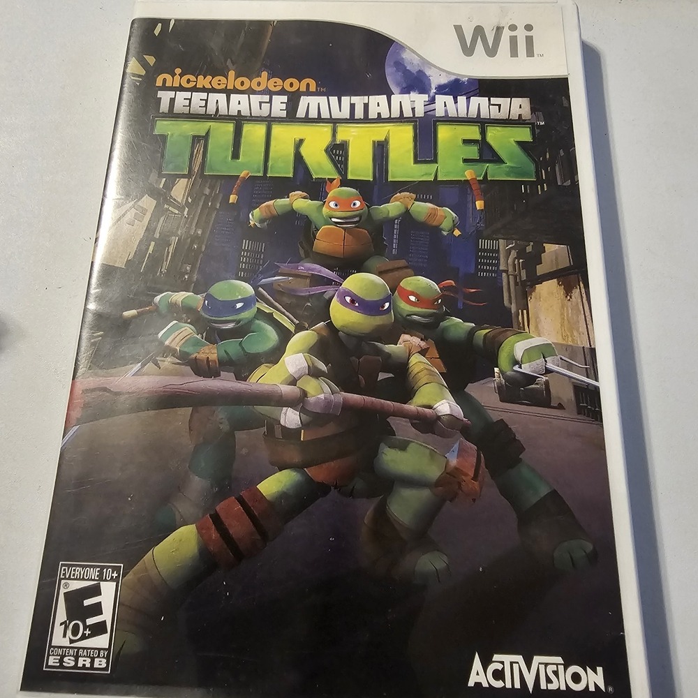 Nickelodeon Teenage‎ Mutant Ninja Turtles (Nintendo Wii, 2013) TMNT Video Game